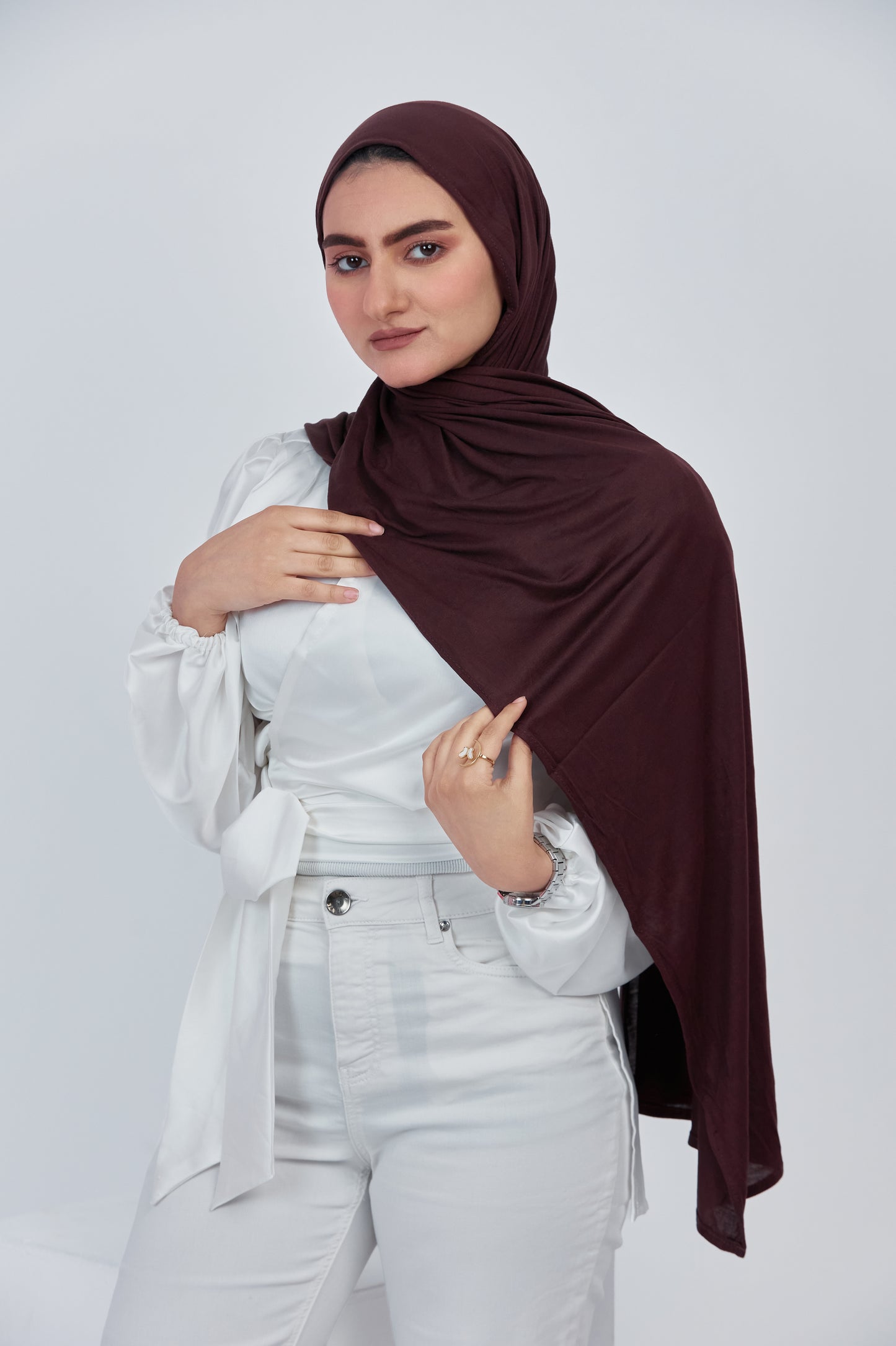 Brown Gel Lycra with Bandana