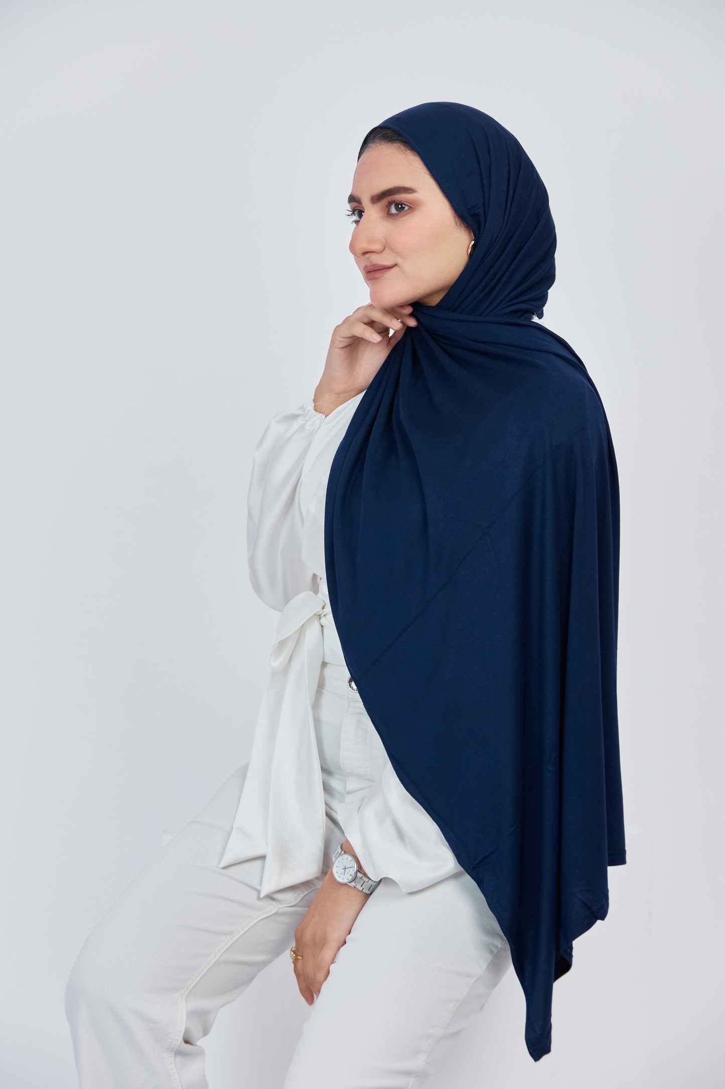 Navy Gel Lycra