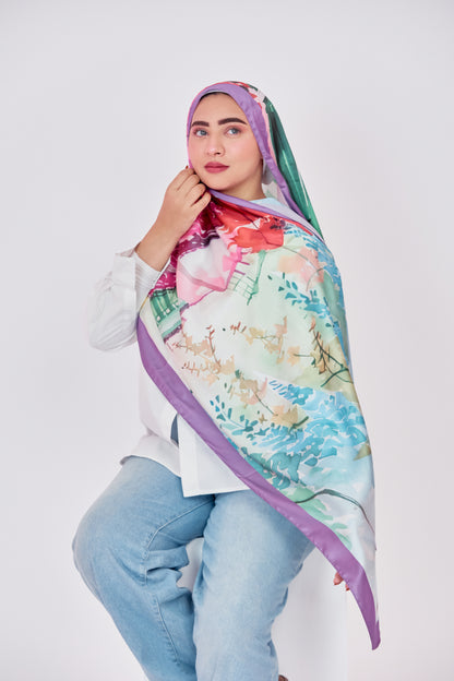 Alwan Scarf - Satin
