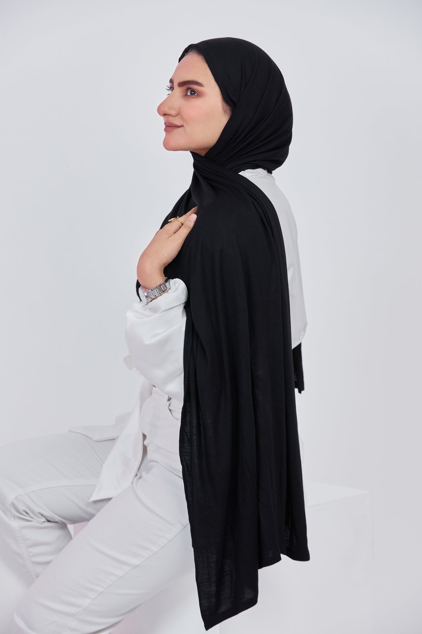 Black Gel Lycra with Bandana
