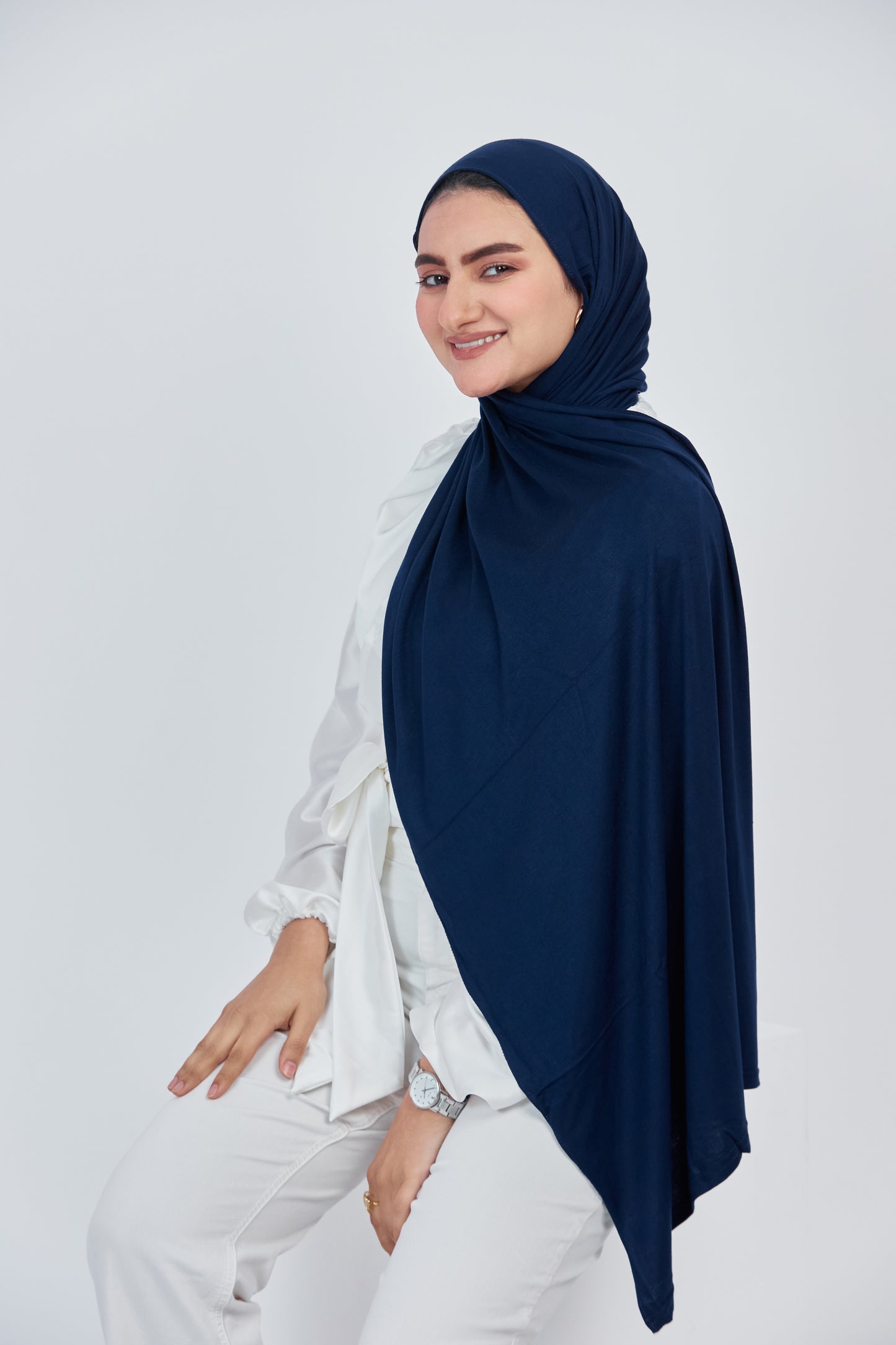 Navy Gel Lycra with Bandana