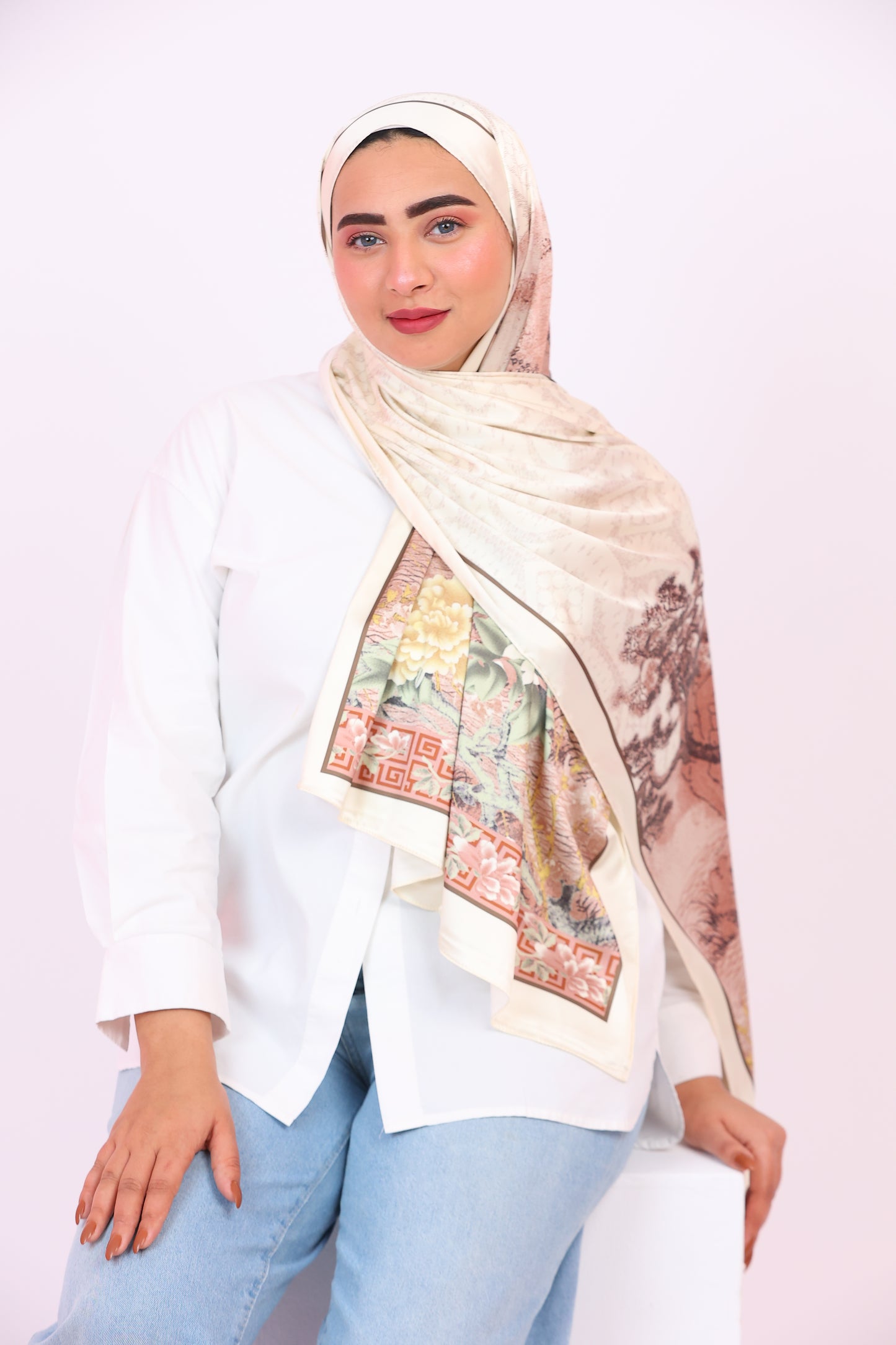Bustan Scarf - Satin