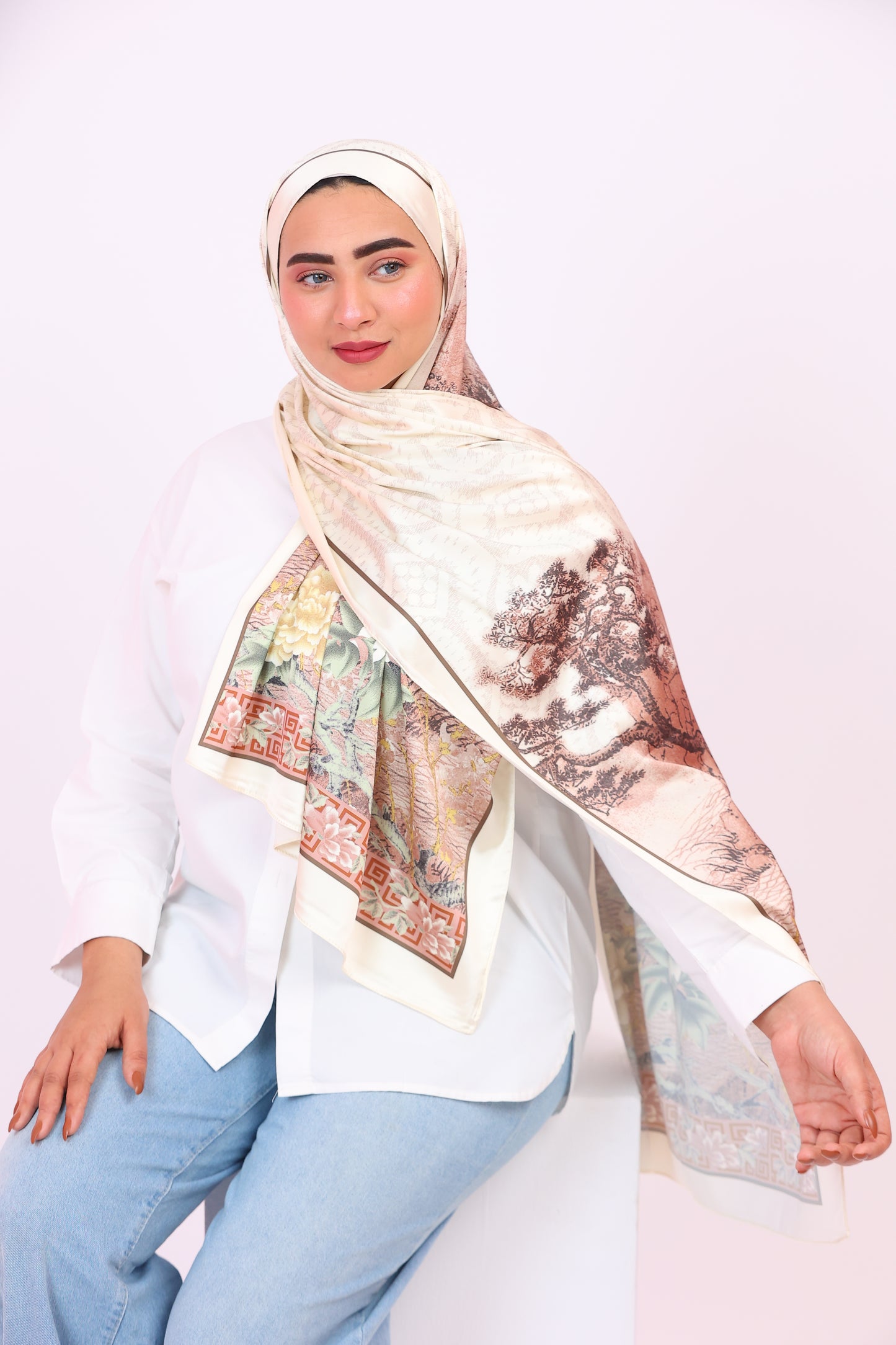 Bustan Scarf - Satin