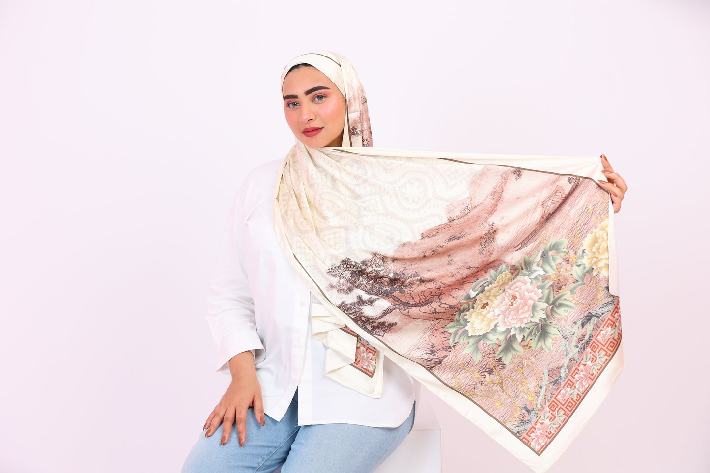 Bustan Scarf - Satin